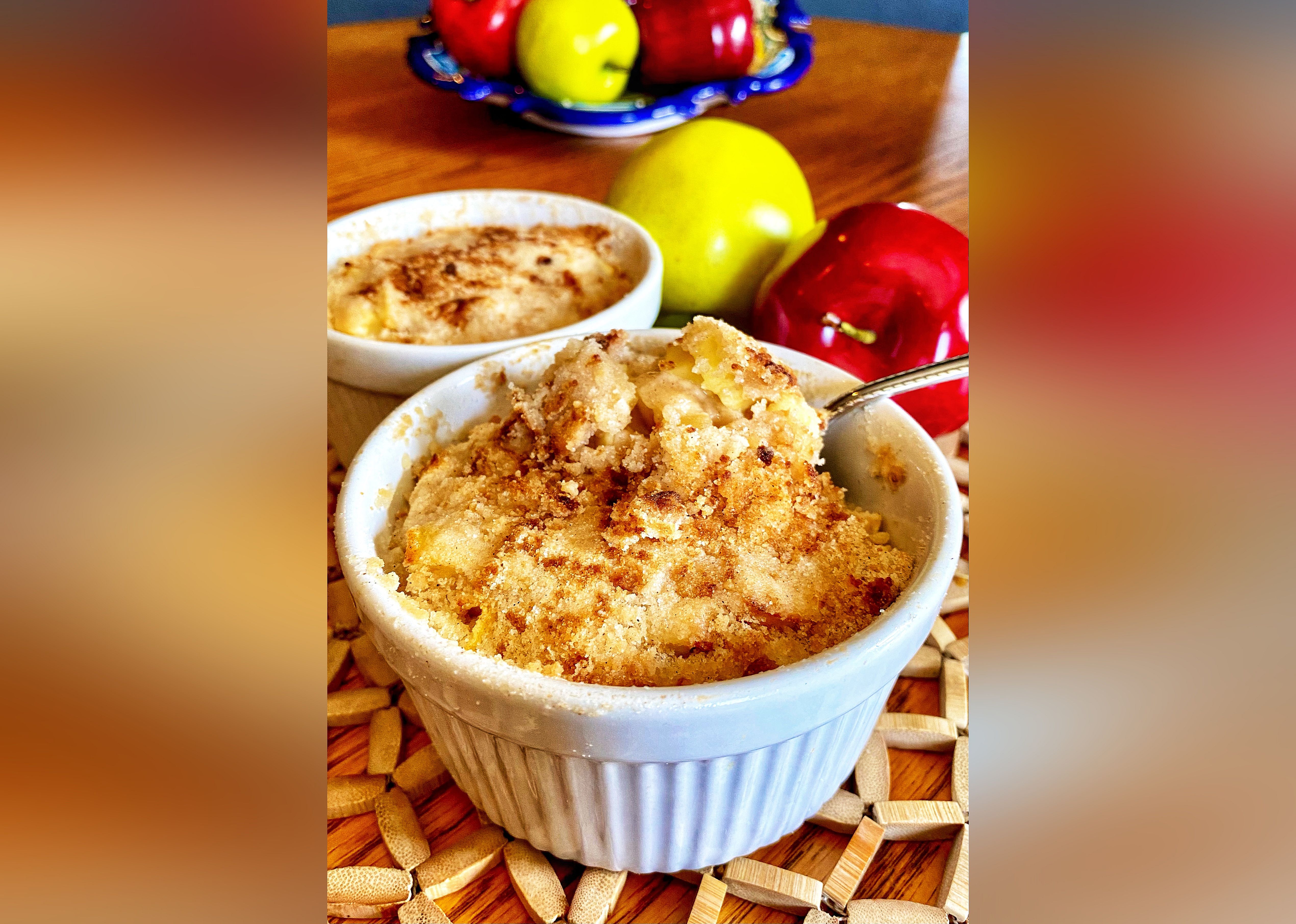 Air Fryer Apple Crumble