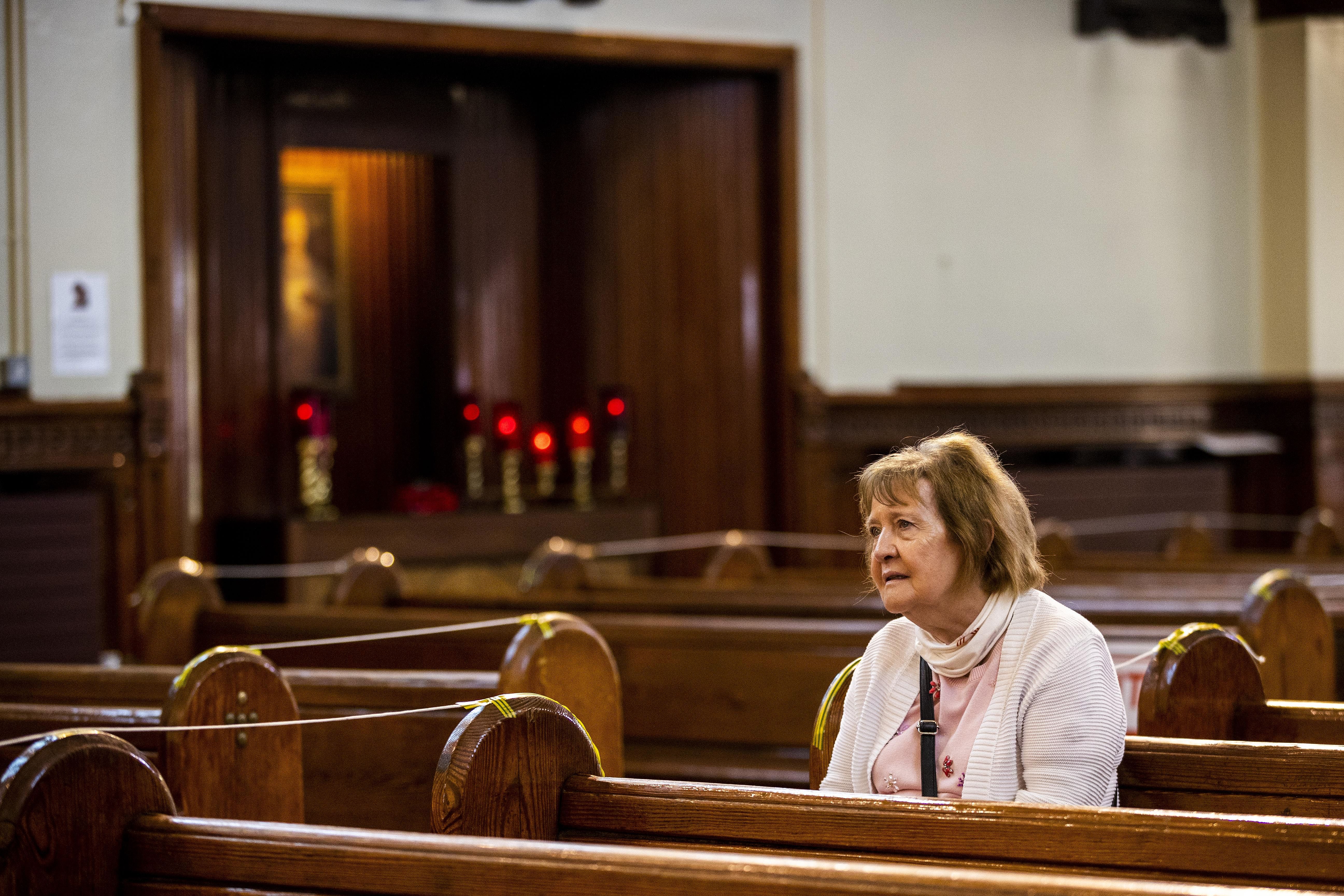 Limited pews for parishioners in Northern Ireland