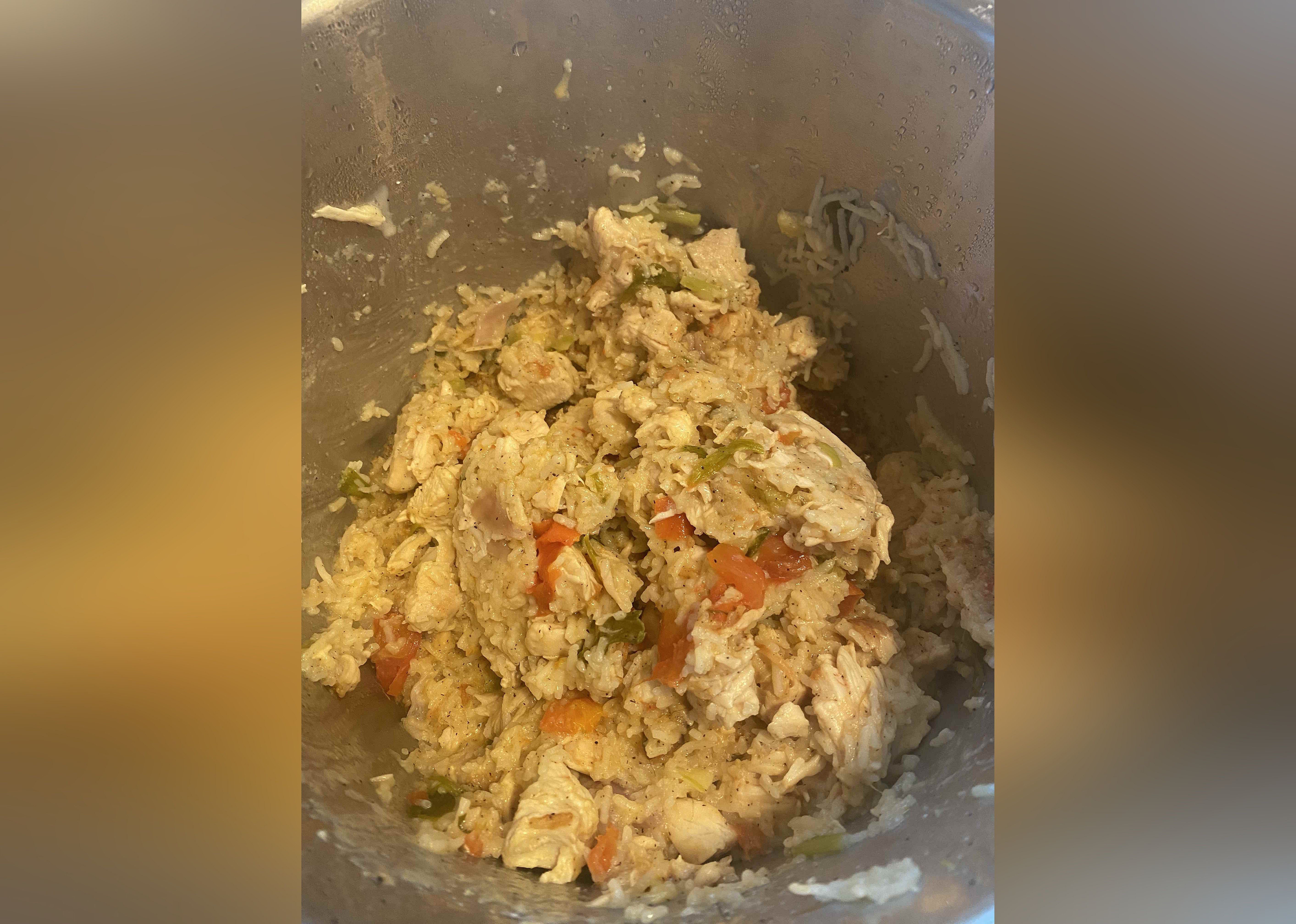 Instant Pot Green Chili Chicken and Rice