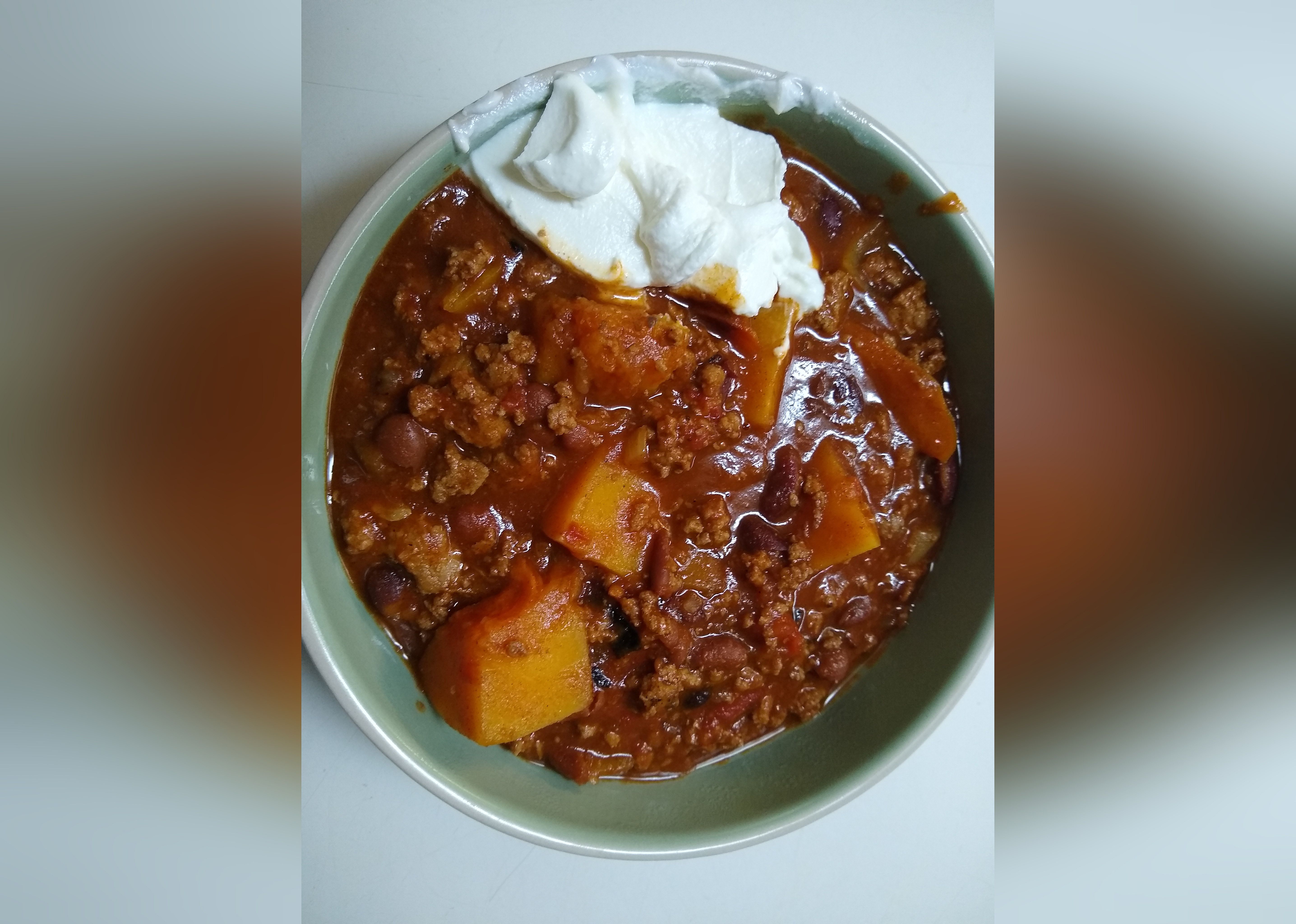 Butternut Squash and Turkey Chili