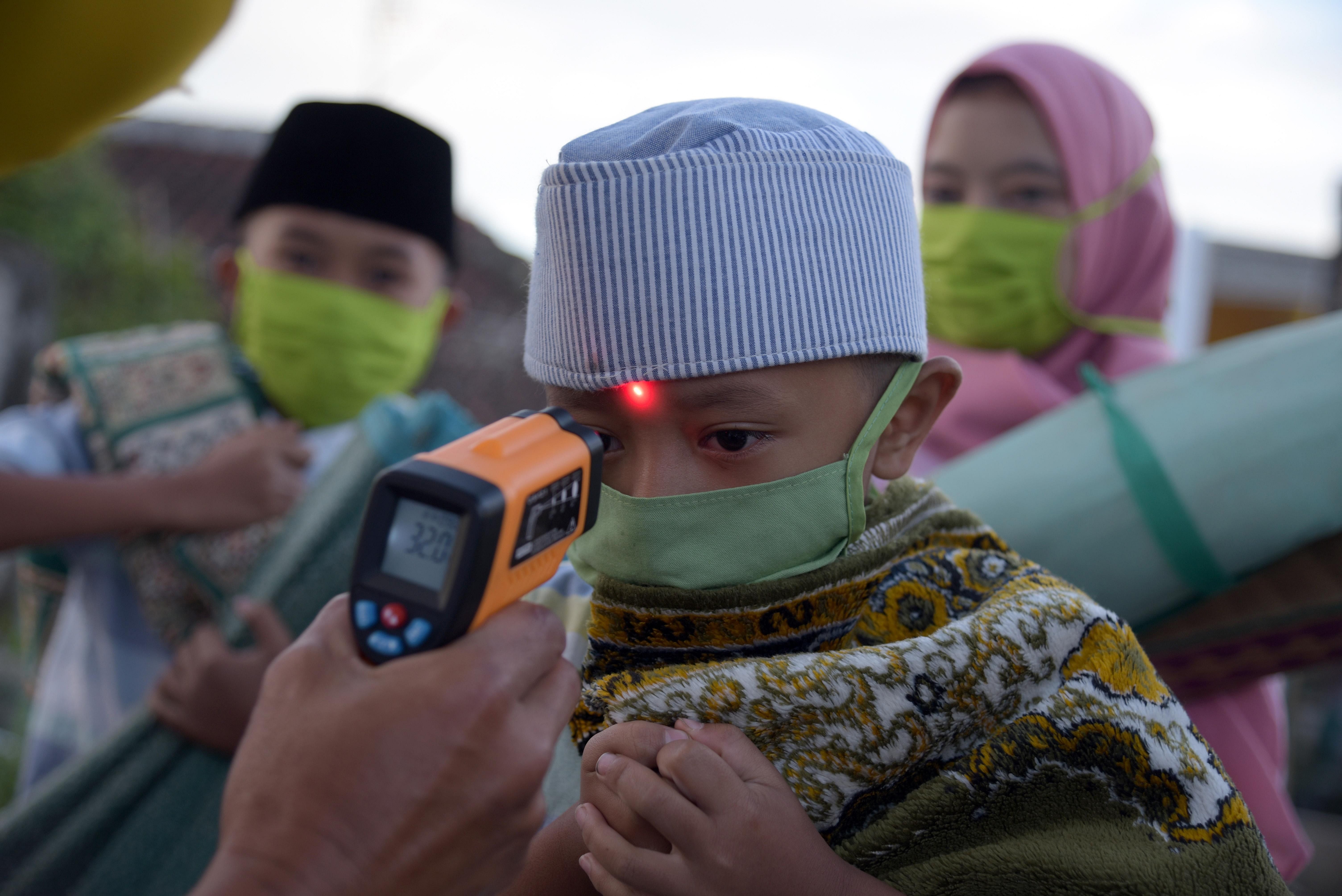 Eid al-Fitr prayers in Indonesia