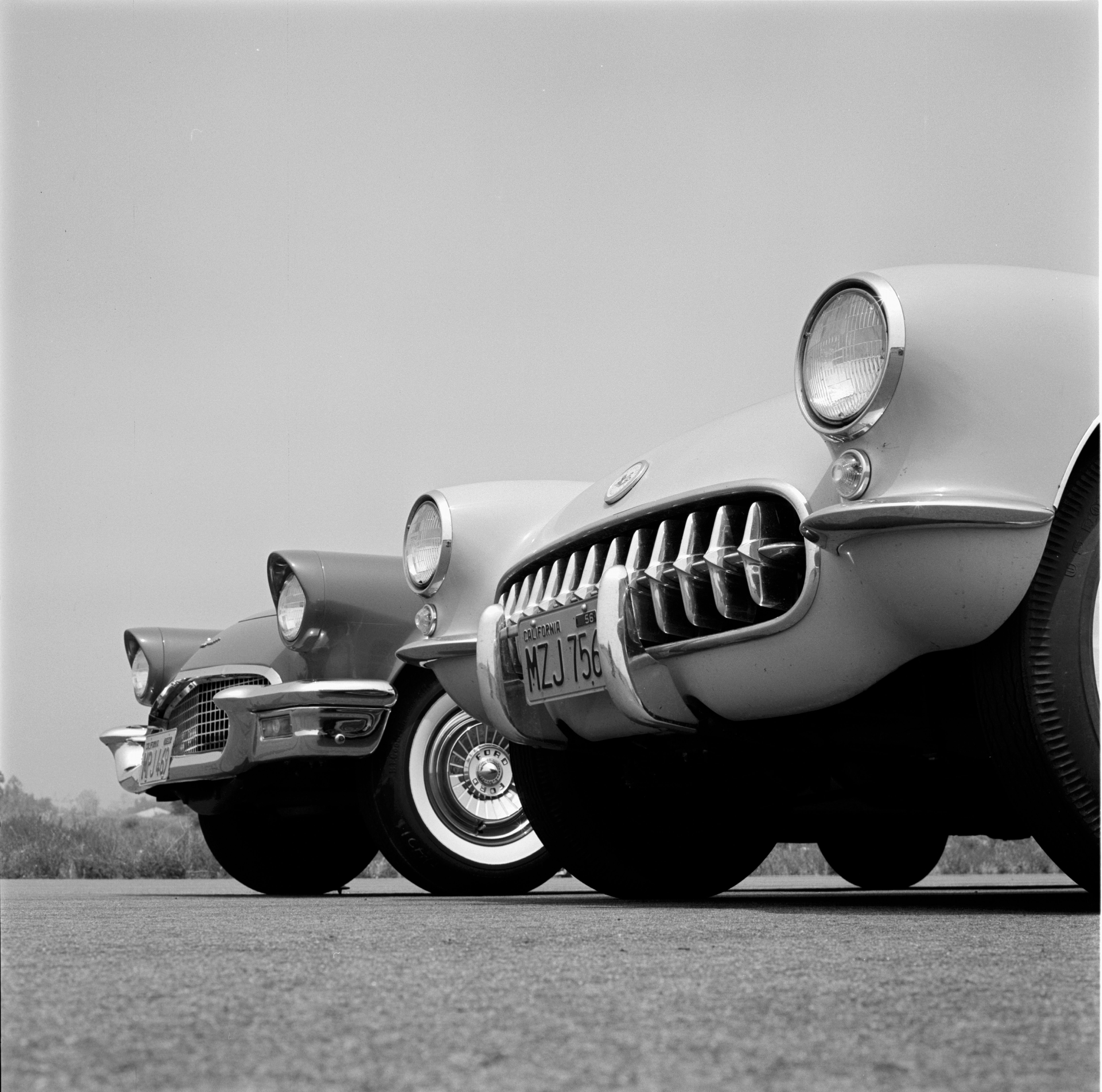 1957: Boats with fins rule the highways