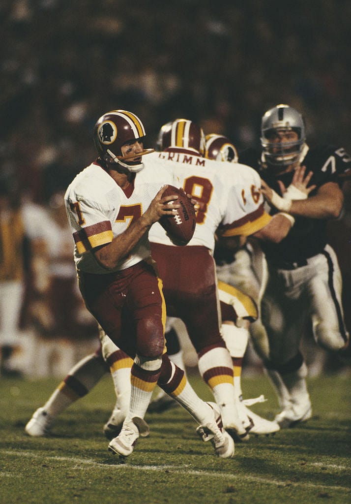 #92. Joe Theismann, Washington Redskins