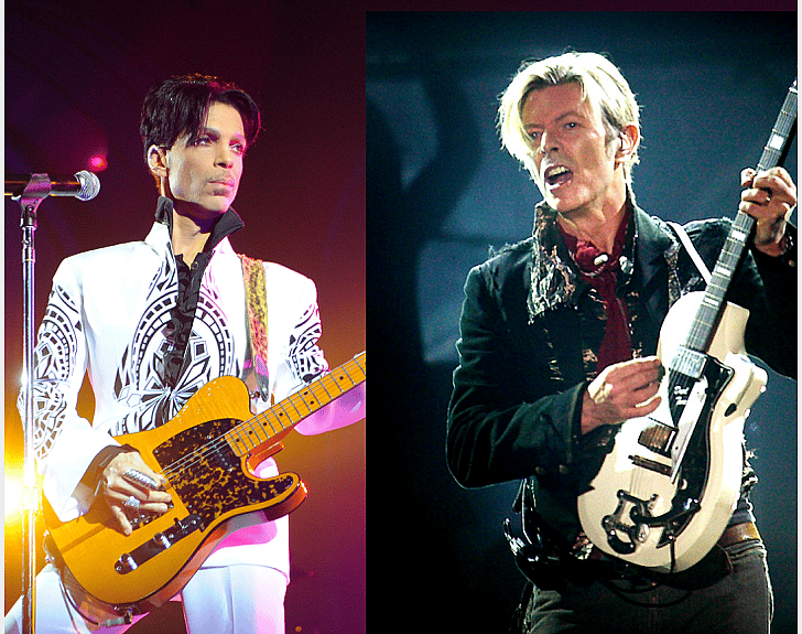 2016: Two pop music icons gone
