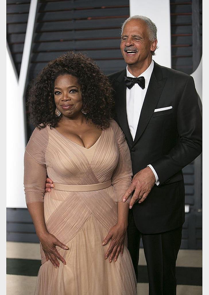 Oprah Winfrey and Stedman Graham