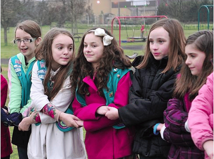 Girl Scouts are secular, but they do support religion