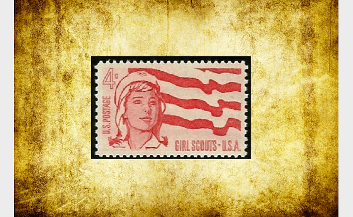 The Girl Scouts have their own stamp