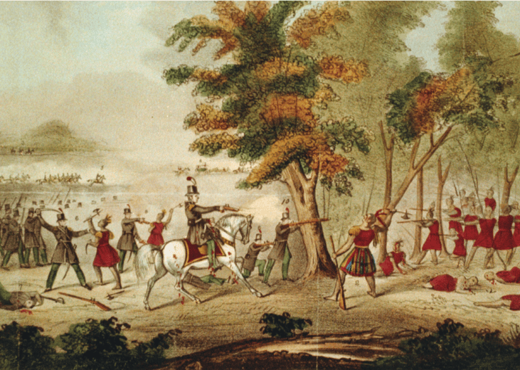 1813: Tecumseh killed in the fog in the Battle of the Thames
