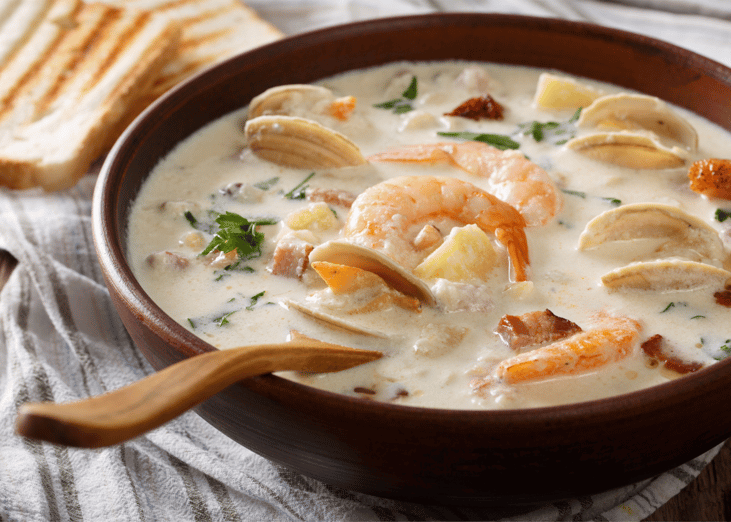 Boston: Clam chowder