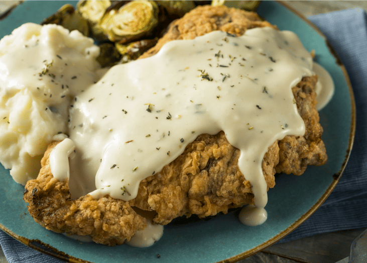 Bandera, Texas: Chicken fried steak