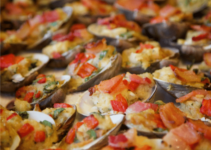 Narragansett, Rhode Island: Clams casino
