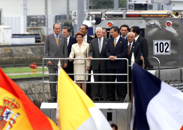 The handover of the Panama Canal