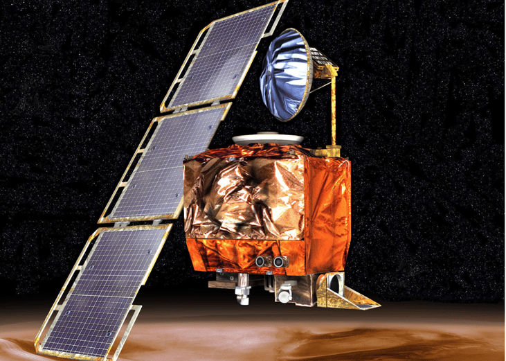 The lost Mars-bound space probes
