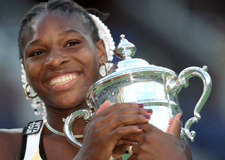 Serena Williams' first Grand Slam title