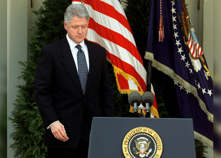 President Bill Clinton acquitted