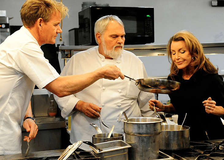 Gordon Ramsay in the Chappy’s episode of Kitchen Nightmares.