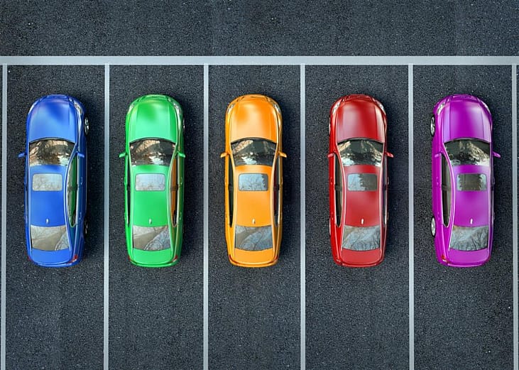 Most popular car colors in North Dakota