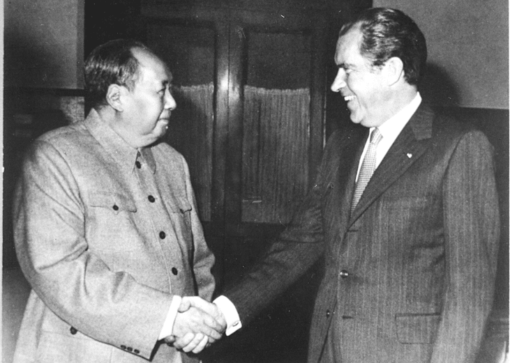 1972: Richard Nixon and Mao Zedong
