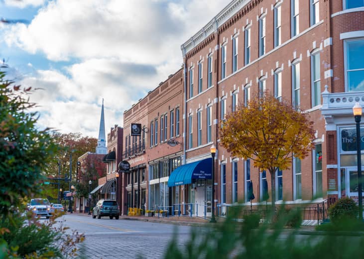 Walmart Museum downtown Bentonville,