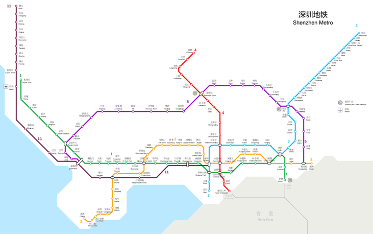 #10. Shenzhen Metro - China