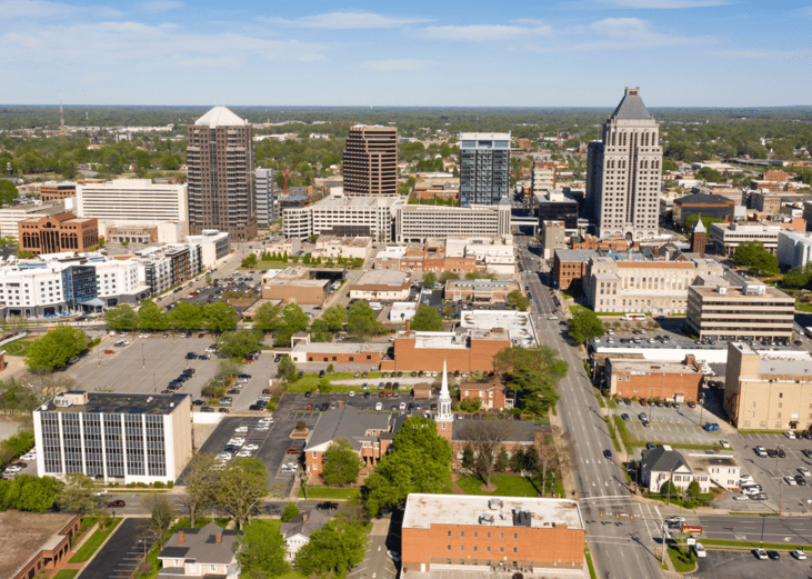 #40. Greensboro, North Carolina