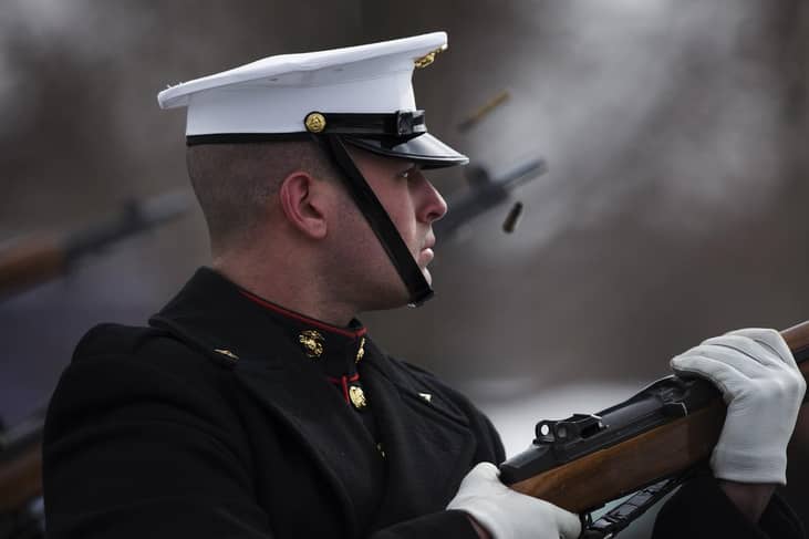 Occupations with the most men – Marines