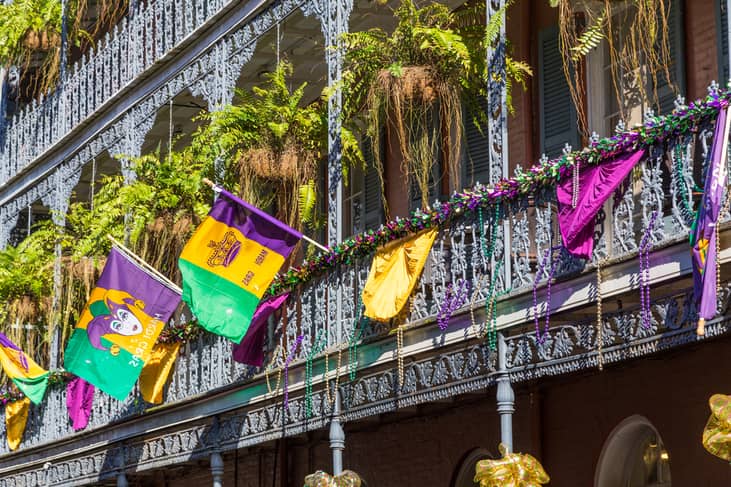 #5. Mardi Gras, Louisiana