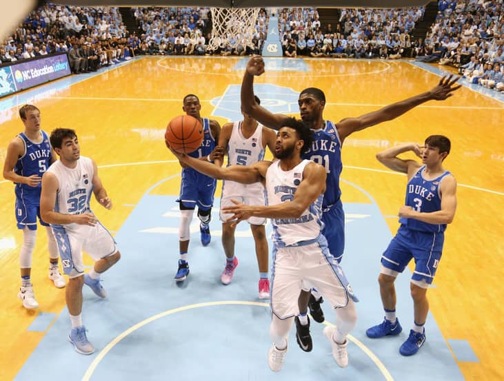 No. 2 North Carolina Tar Heels vs. No. 15 Lipscomb Bisons