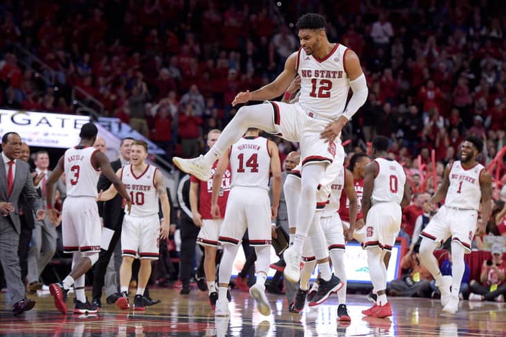No. 8 Seton Hall Pirates vs. No. 9 North Carolina State Wolfpack