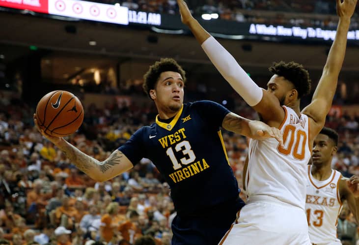 No. 5 West Virginia Mountaineers vs. No. 12 Murray State Racers