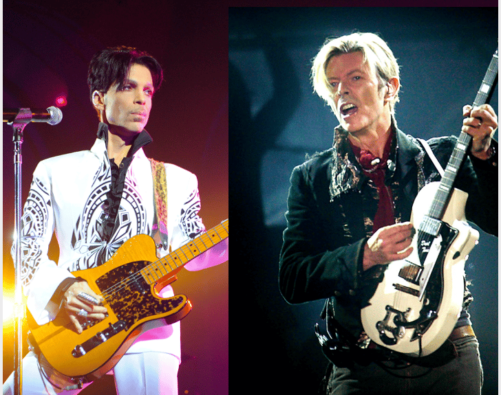 2016: Two pop music icons gone