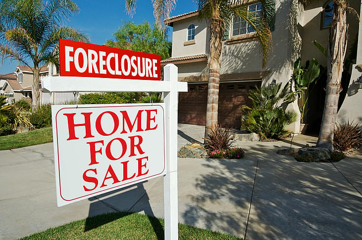 States with the most foreclosures