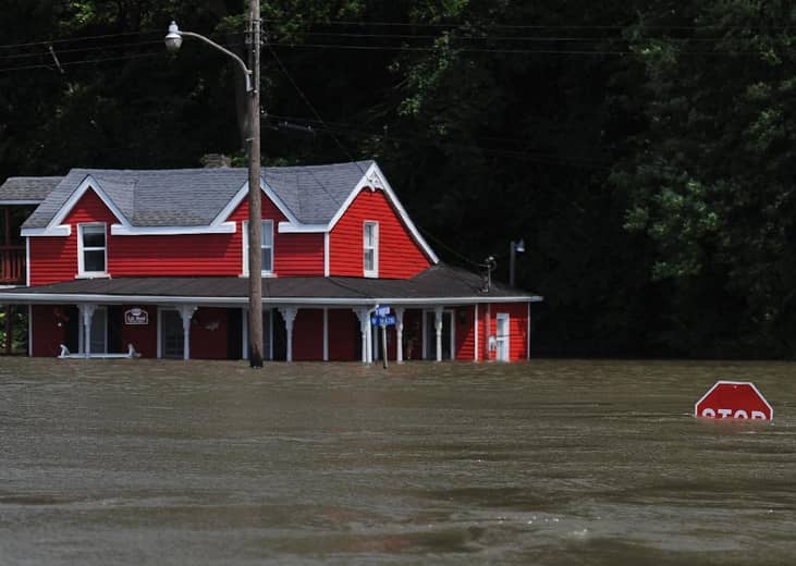 July 2019: Record flooding of the Mississippi River