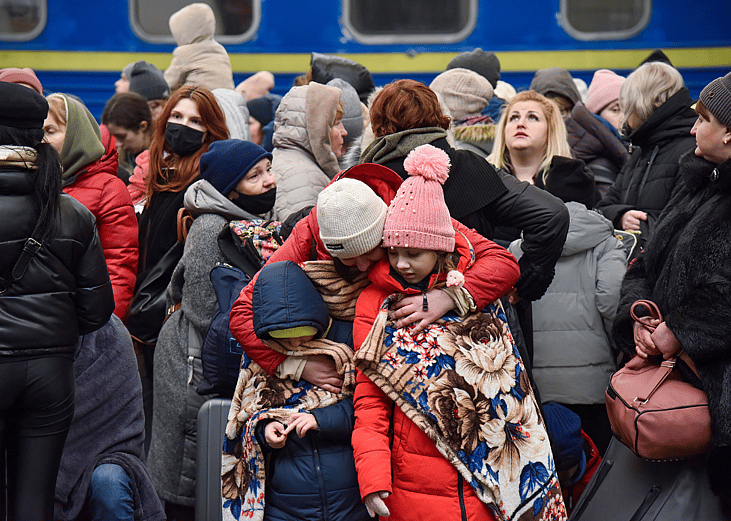 Countries accepting the most Ukrainian refugees