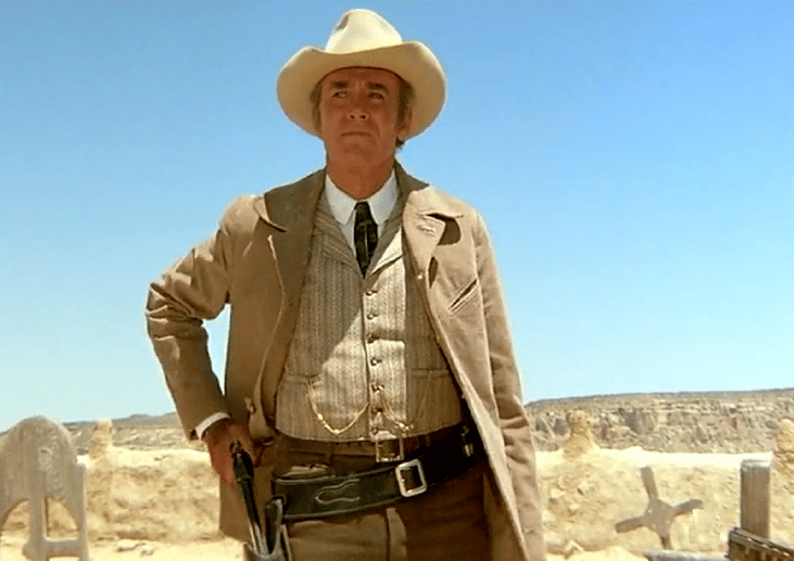 Henry Fonda in a scene from "My Name Is Nobody"