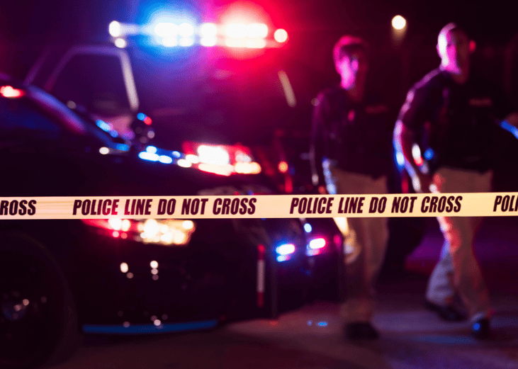 Crime scene tape, yellow