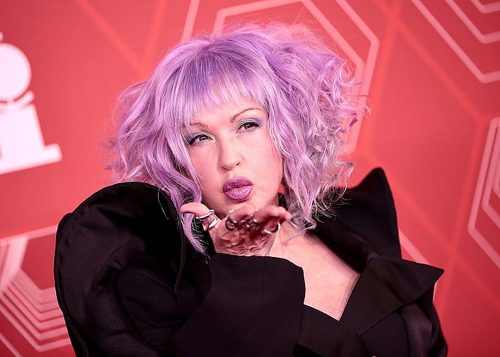 Cyndi Lauper attends the 74th Annual Tony Awards at Winter Garden Theater on September 26, 2021 in New York City. 