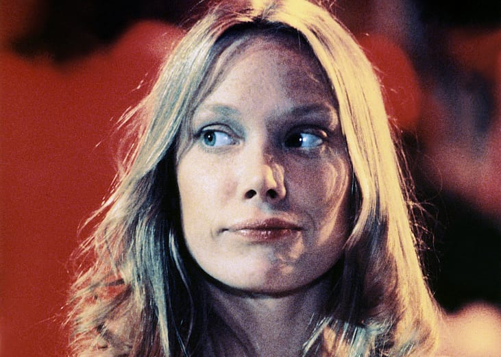 Sissy Spacek on the set of 'Carrie.'