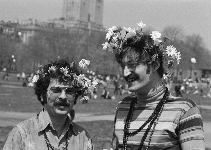 Hippies and flower power