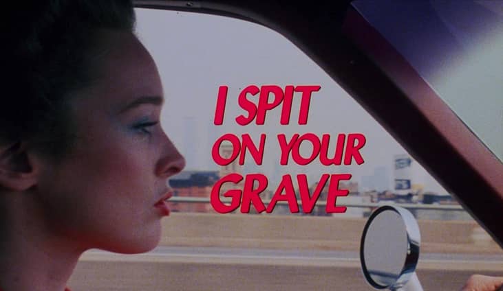 Camille Keaton in "I Spit on Your Grave" title sequence