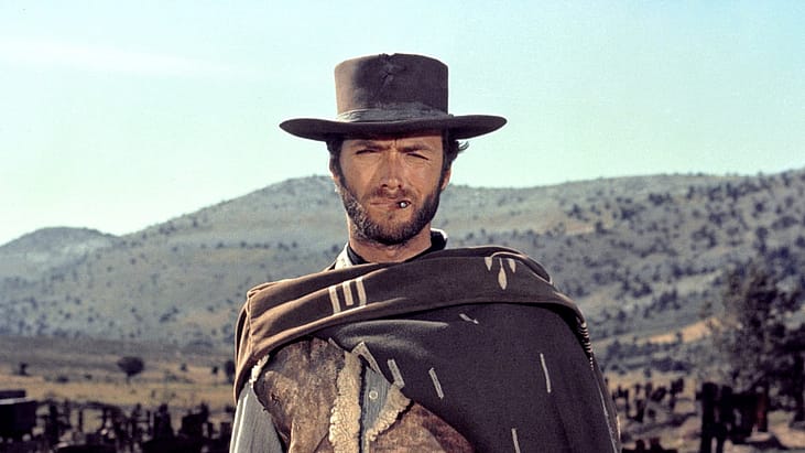 Clint Eastwood in The Good, The Bad, and The Ugly.