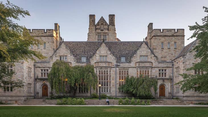 A Saybrook College building at Yale University.