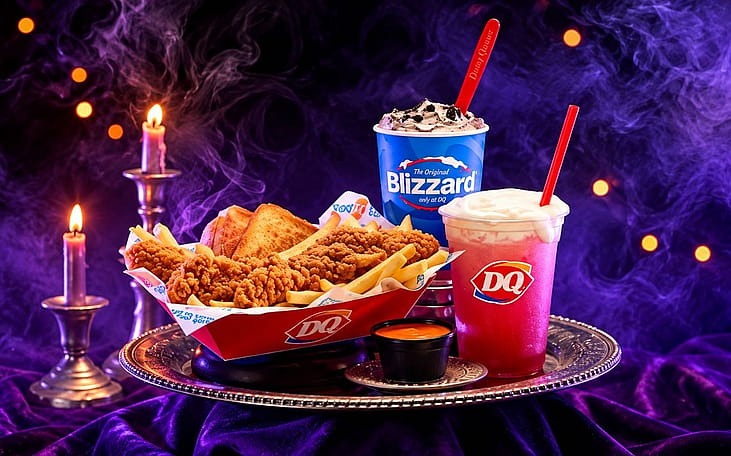 Some of the items in Dairy Queen's Halloween Menu.