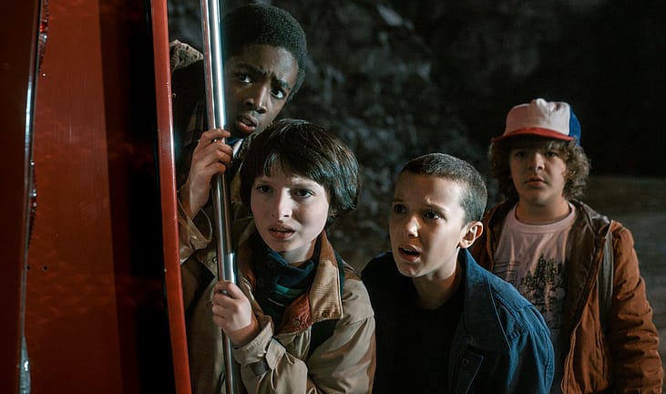 The cast of stranger things