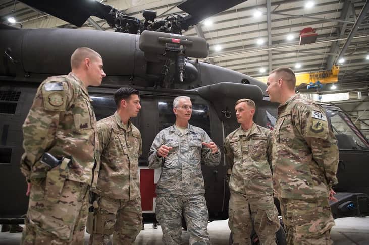 Occupations with the most men – Air Force