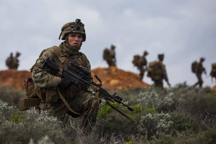 Breakdown by gender – Marines