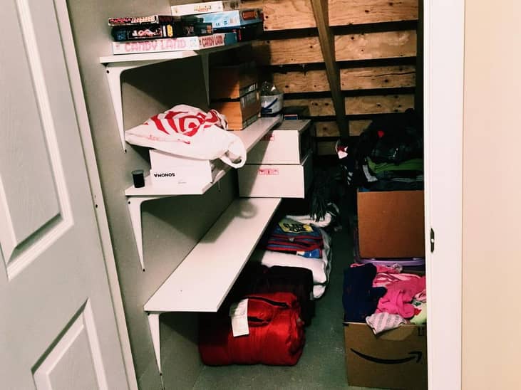 Cleaning out the closet