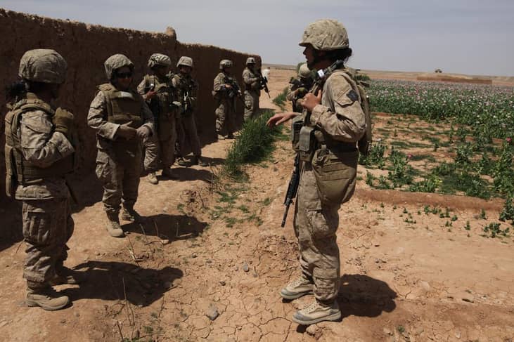 Active duty personnel – Marines