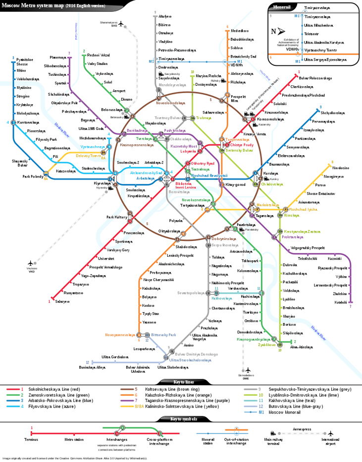 #6. Moscow Metro - Russia