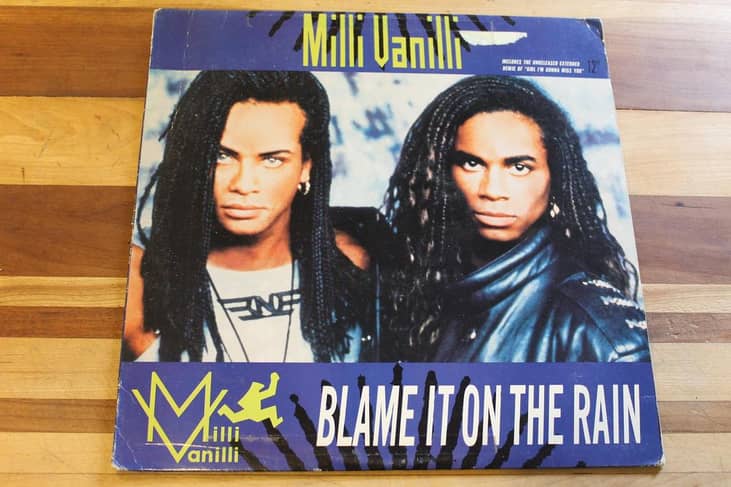 1990: Lip syncing Milli Vanilli